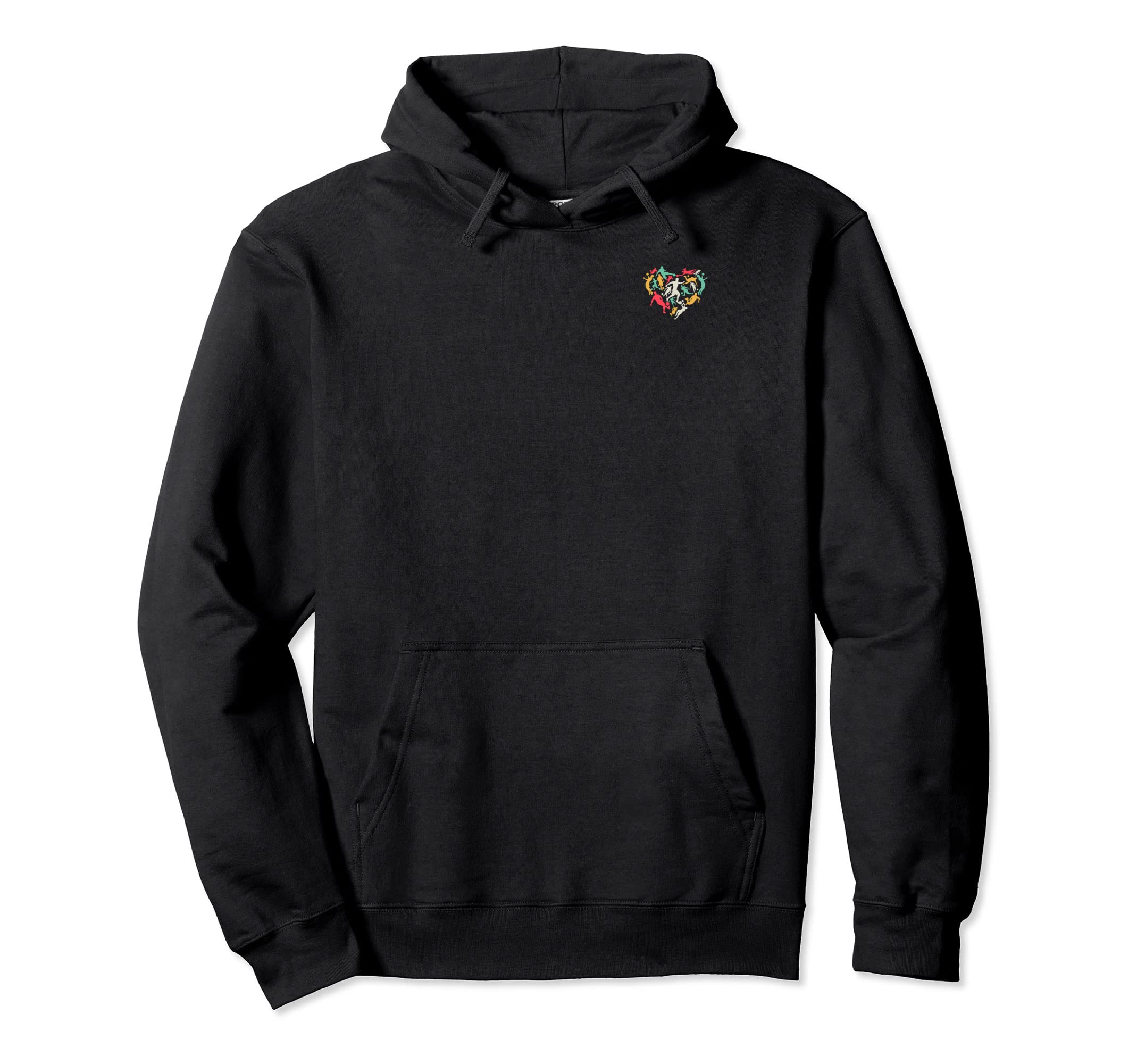 Soccer Player Heart Soccer Heart Hoodie - Casual Everyday Wear Men Women - T-Shirt, Sweatshirt, Hoodie