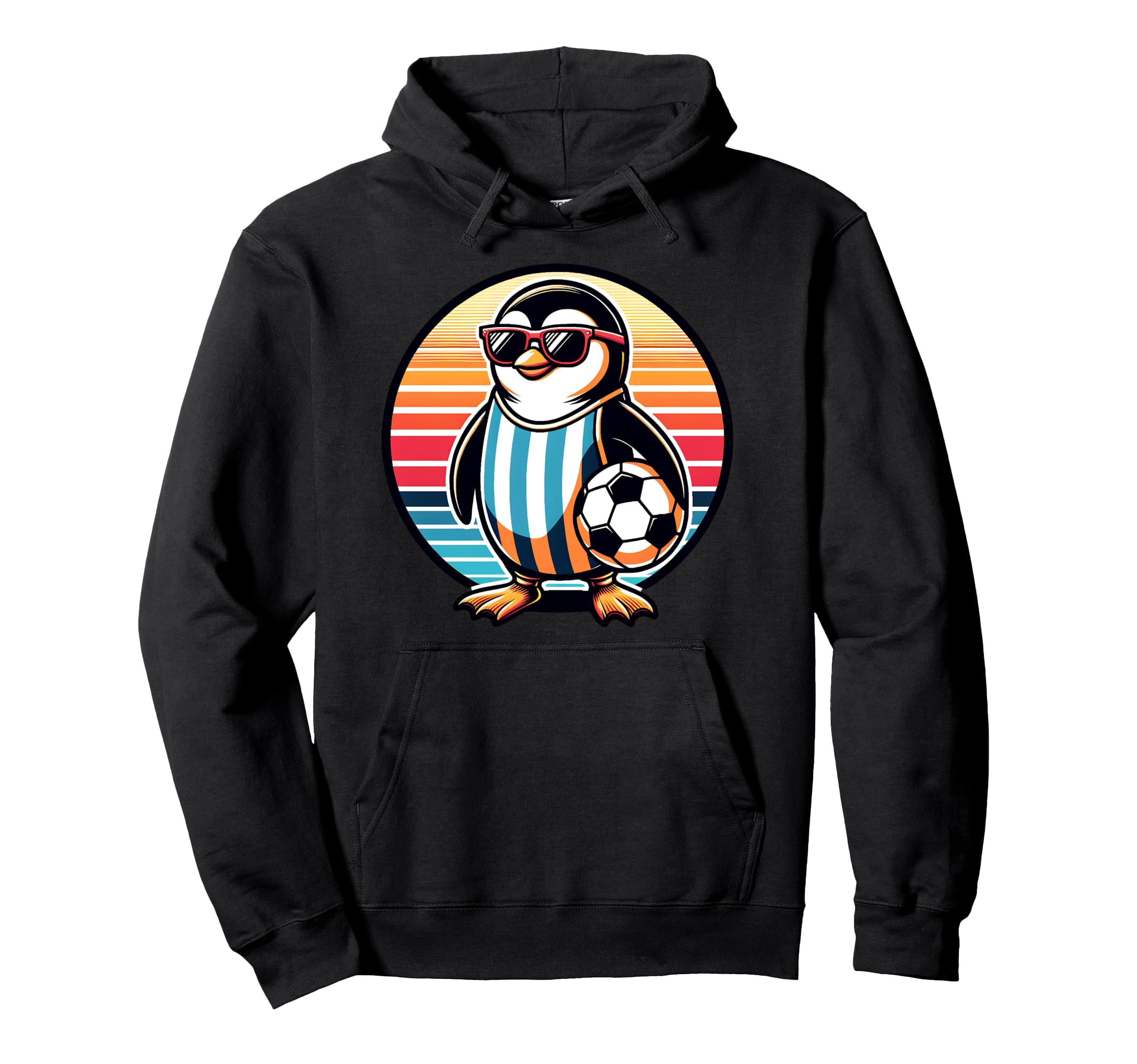 Funny Bird Soccer Champion Penguin Fan Hoodie - Trendy Graphic Men Women - T-Shirt, Sweatshirt, Hoodie