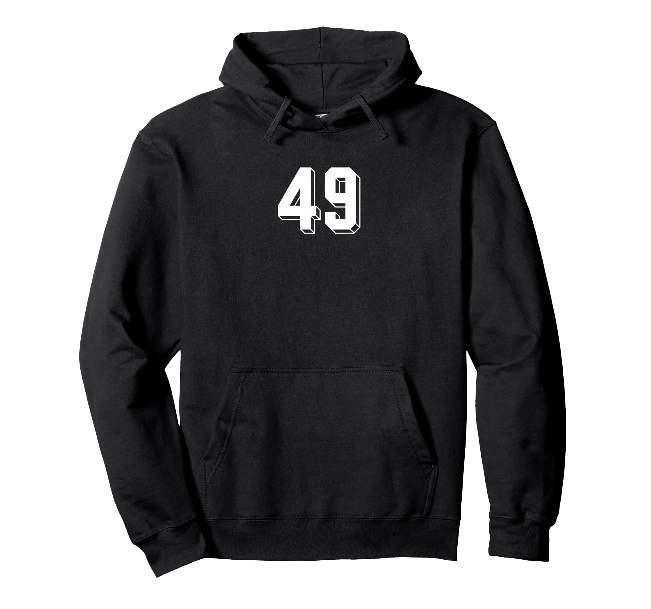 Number 49 80S 90S Soccer Team Jersey Hoodie - Minimalist Print Men Women - T-Shirt, Sweatshirt, Hoodie