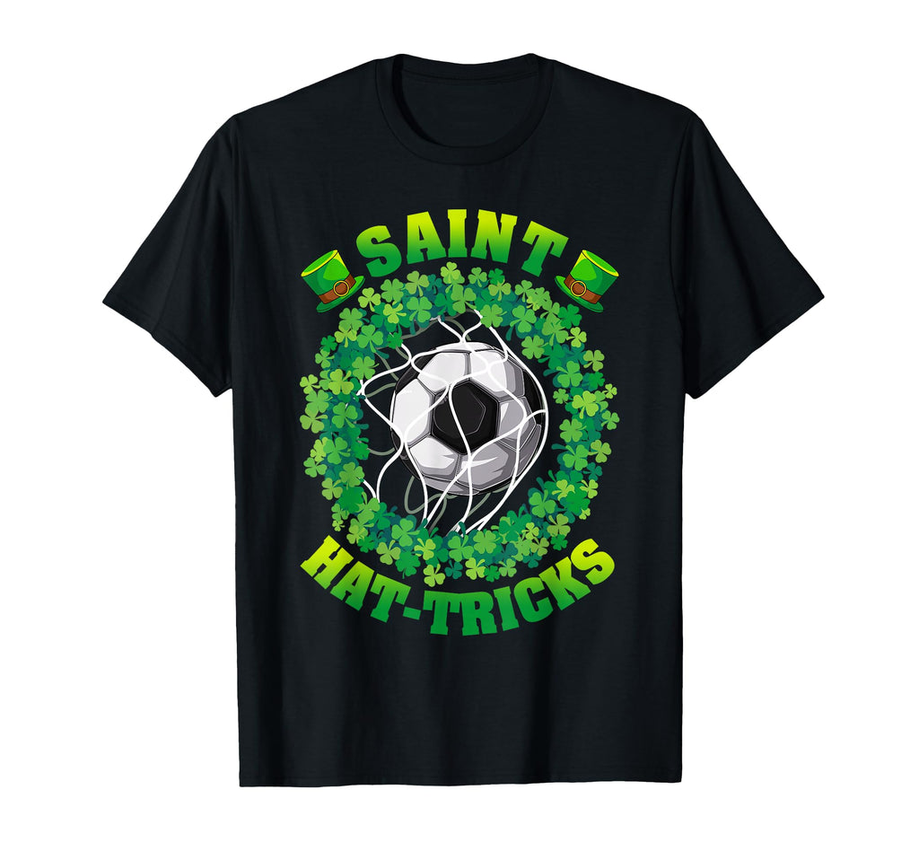 Saint Hat Trick Soccer Ball Net T-Shirt - Casual Everyday Wear Unisex - T-Shirt, Sweatshirt, Hoodie