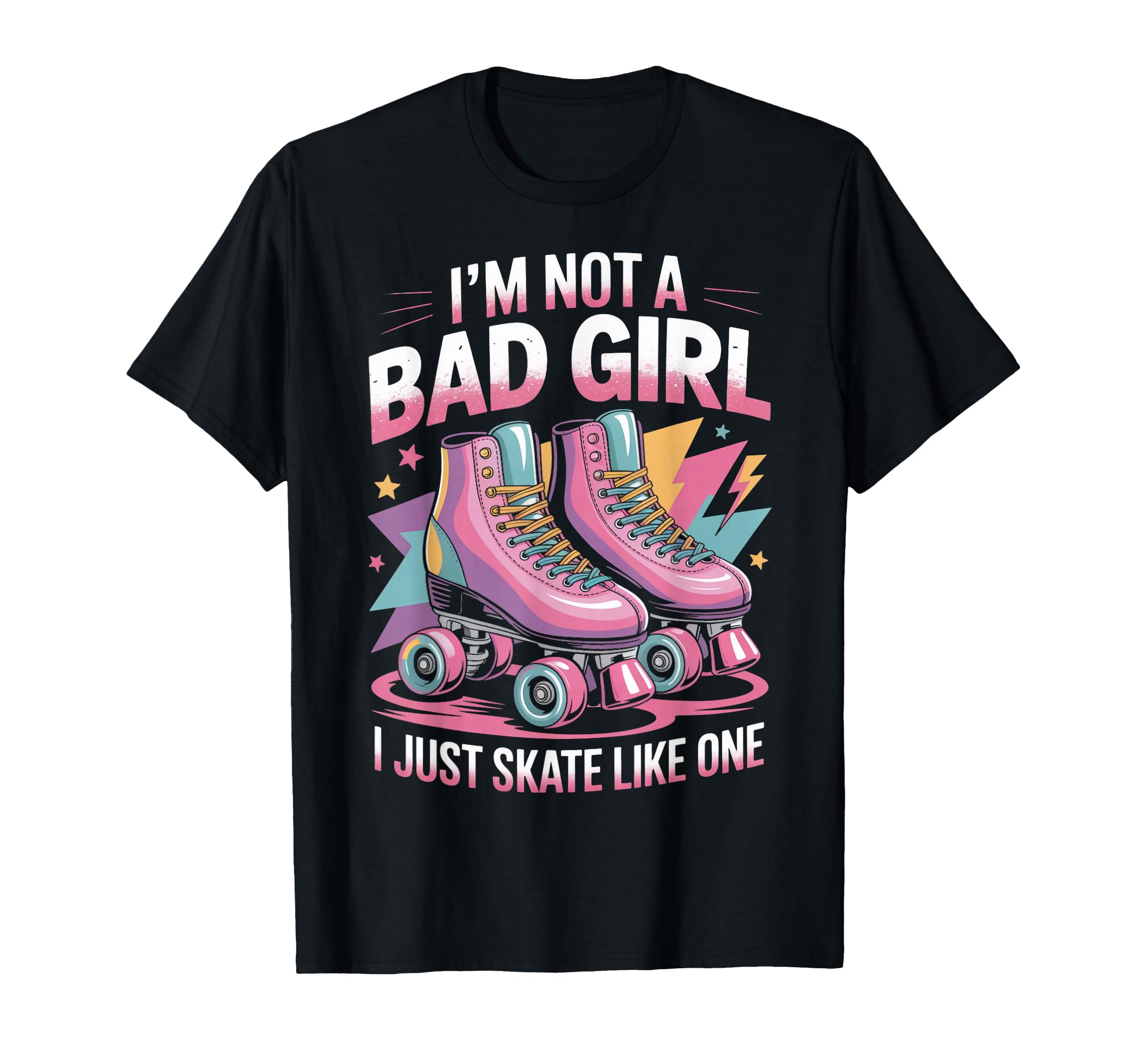 Skate Like One Roller Skate Roller T-Shirt - Custom Art Print for Adults - T-Shirt, Sweatshirt, Hoodie