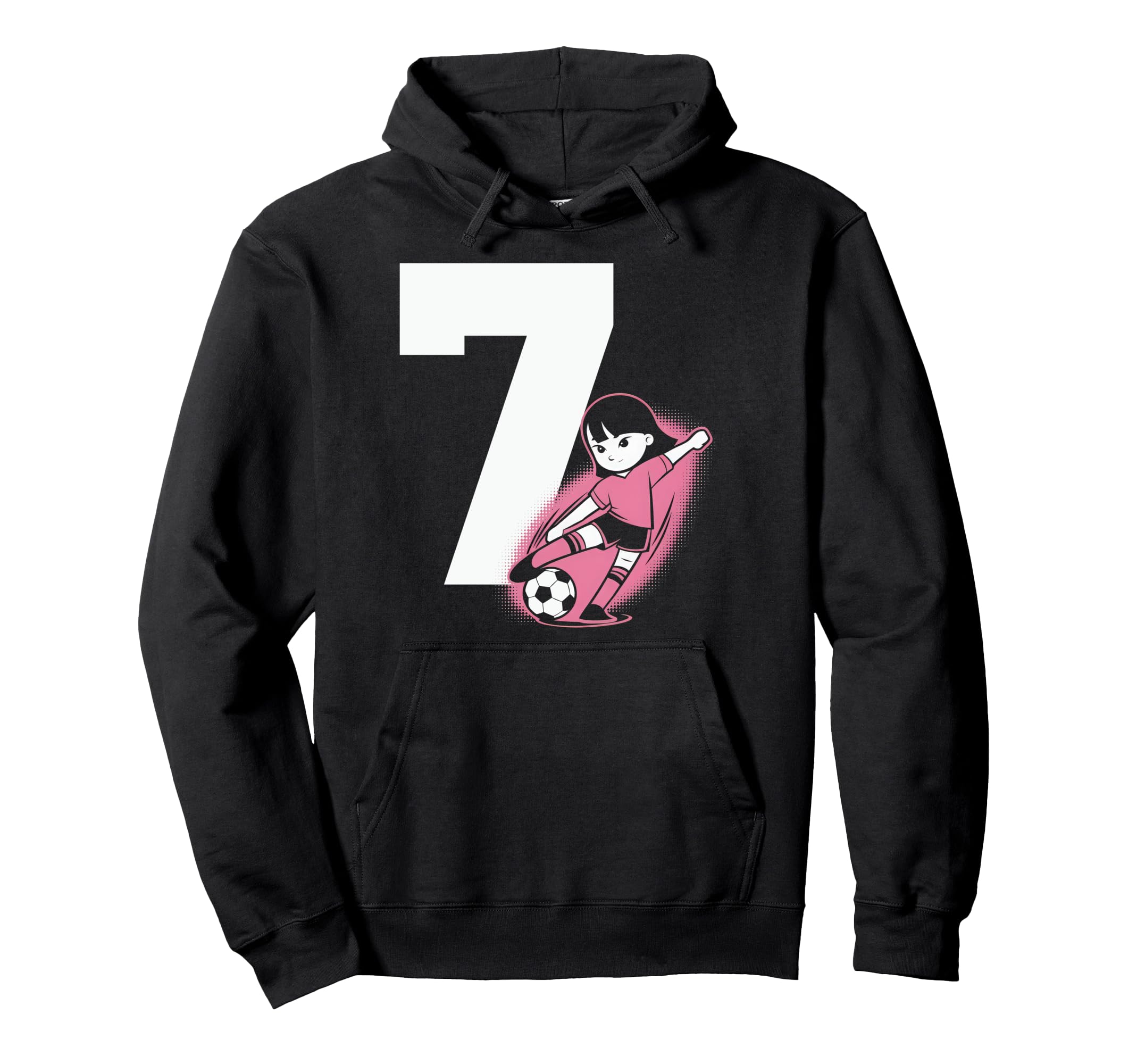 7 Soccer Birthday Gift Soccer Fan Hoodie - Casual Everyday Wear Men Women - T-Shirt, Sweatshirt, Hoodie