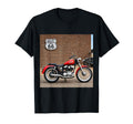 Route 66 Chopper Motorcycle T-Shirt - Minimalist Print Unisex - T-Shirt, Sweatshirt, Hoodie
