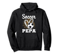 Soccer Pepa Leopard Heart Matching Hoodie - Fun Novelty Design for Adults - T-Shirt, Sweatshirt, Hoodie