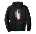 Patriotic Soccer Usa Flag Sweatshirt - Graphic Print for Adults - T-Shirt, Sweatshirt, Hoodie