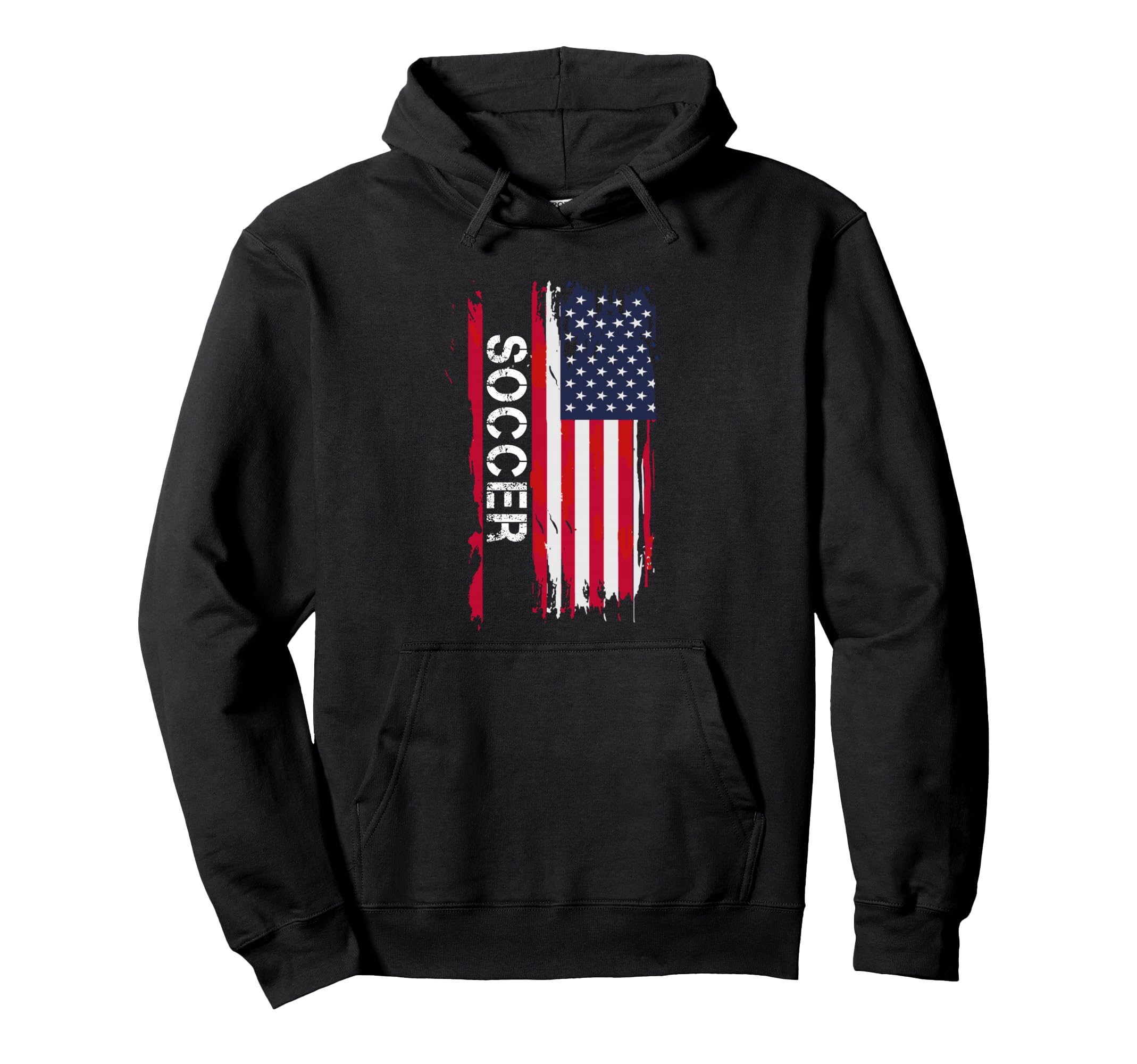 Patriotic Soccer Usa Flag Sweatshirt - Graphic Print for Adults - T-Shirt, Sweatshirt, Hoodie