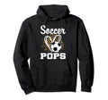 Soccer Pops Leopard Heart Matching Hoodie - Minimalist Print for Adults - T-Shirt, Sweatshirt, Hoodie