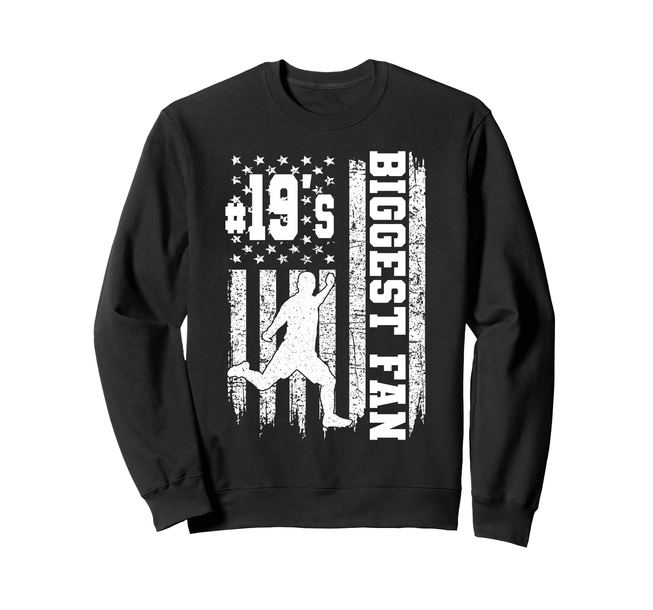 Soccer Biggest Fan Number 19 Proud Sweatshirt - Novelty Apparel Men Women - T-Shirt, Sweatshirt, Hoodie