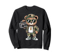 Camouflage Rapper Teddy Bear Camo Sweatshirt - Novelty Apparel Men Women - T-Shirt, Sweatshirt, Hoodie