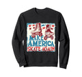 Funny Rollerskating Make America Skate Sweatshirt - Graphic Print Unisex - T-Shirt, Sweatshirt, Hoodie