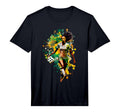 Soccer Player African American Black T-Shirt - Unique Graphic Men Women - T-Shirt, Sweatshirt, Hoodie