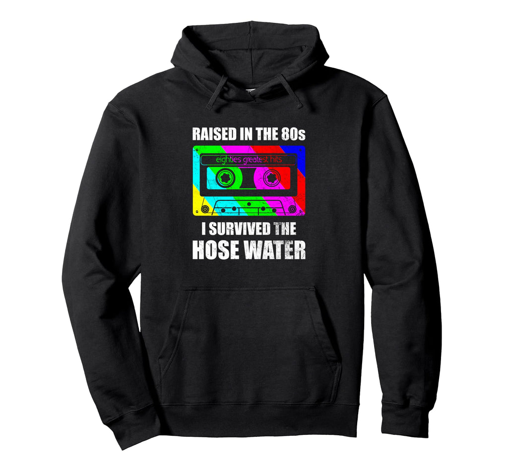 Raised 80S Cassette Tape Funny Hoodie - Unique Graphic Men Women - T-Shirt, Sweatshirt, Hoodie
