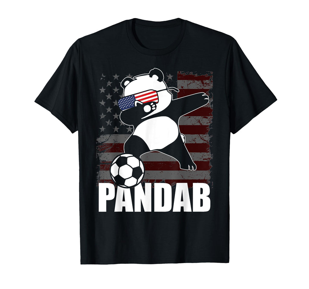 Funny Dab Dabbing Soccer Panda And T-Shirt - Custom Art Print for Adults - T-Shirt, Sweatshirt, Hoodie