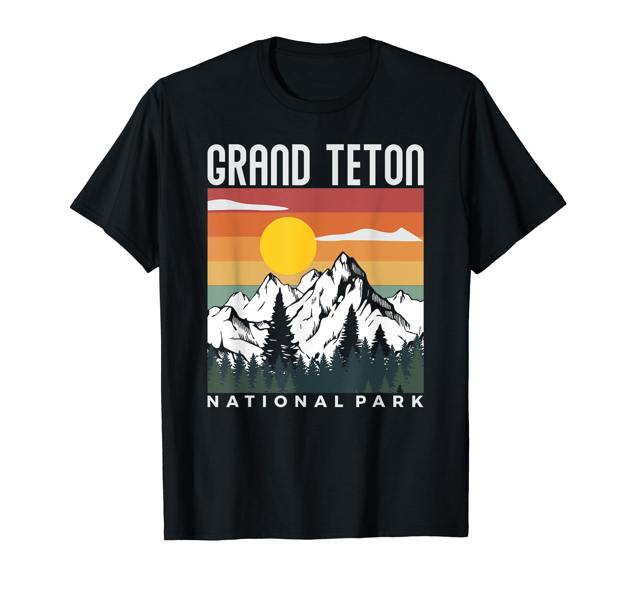 Grand Teton National Park Visit T-Shirt - Custom Art Print for Adults - T-Shirt, Sweatshirt, Hoodie