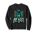 Crease Beast Lacrosse Goalkeeper Sweatshirt - Graphic Print for Adults - T-Shirt, Sweatshirt, Hoodie