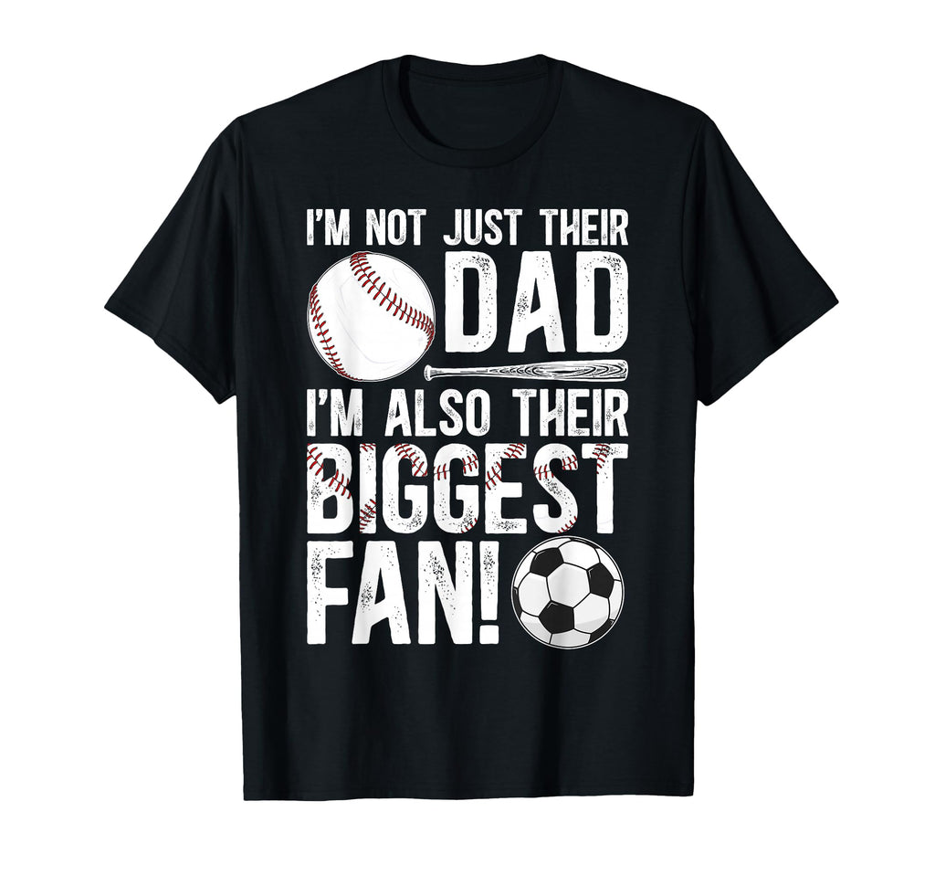 Their Biggest Fan Baseball Soccer T-Shirt - Casual Everyday Wear Men Women - T-Shirt, Sweatshirt, Hoodie