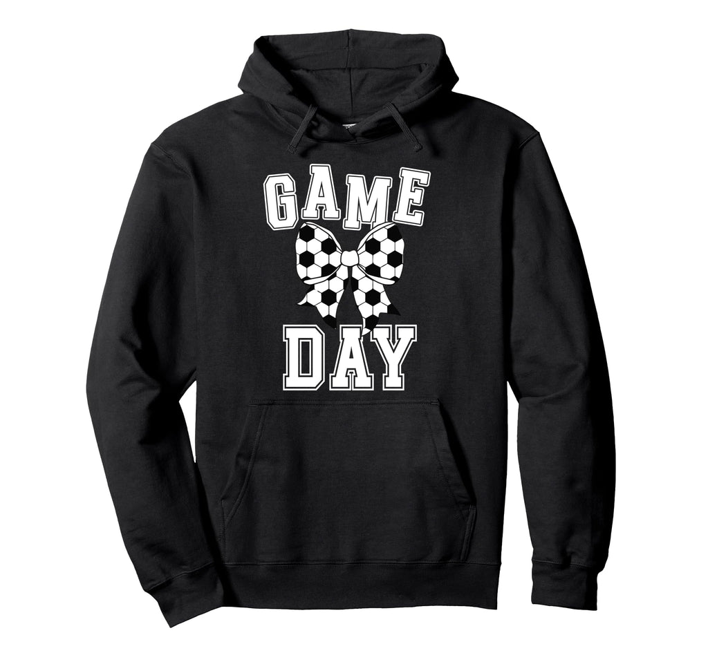 Game Day Soccer Game Day Coquette Hoodie - Novelty Apparel Men Women - T-Shirt, Sweatshirt, Hoodie