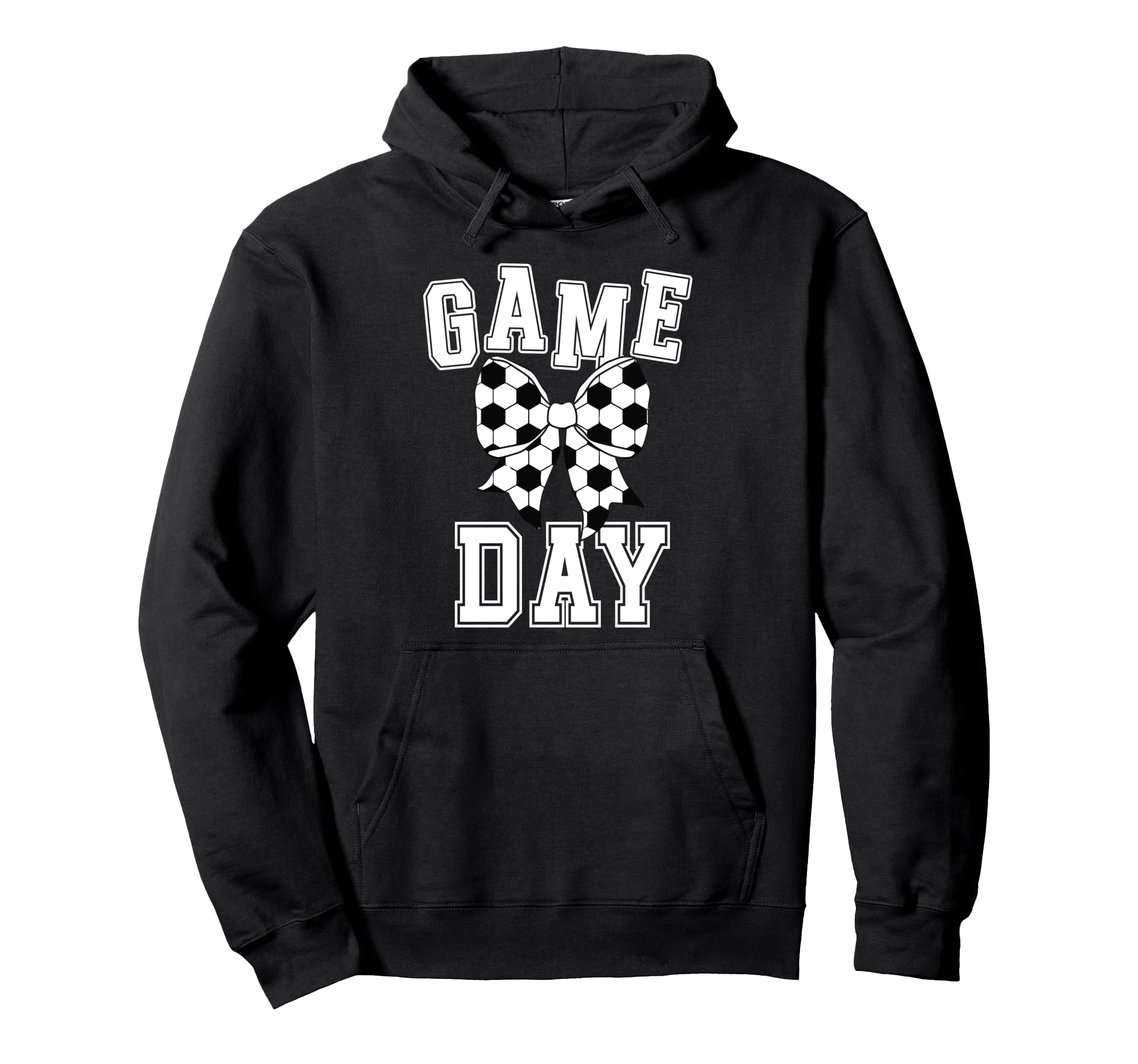 Game Day Soccer Game Day Coquette Hoodie - Novelty Apparel Men Women - T-Shirt, Sweatshirt, Hoodie
