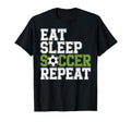 Eat Sleep Soccer Repet Goalie Player Fan T-Shirt - Graphic Print Men Women - T-Shirt, Sweatshirt, Hoodie