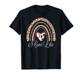 Mom Life Boho Rainbow Funny Soccer T-Shirt - Graphic Print Men Women - T-Shirt, Sweatshirt, Hoodie
