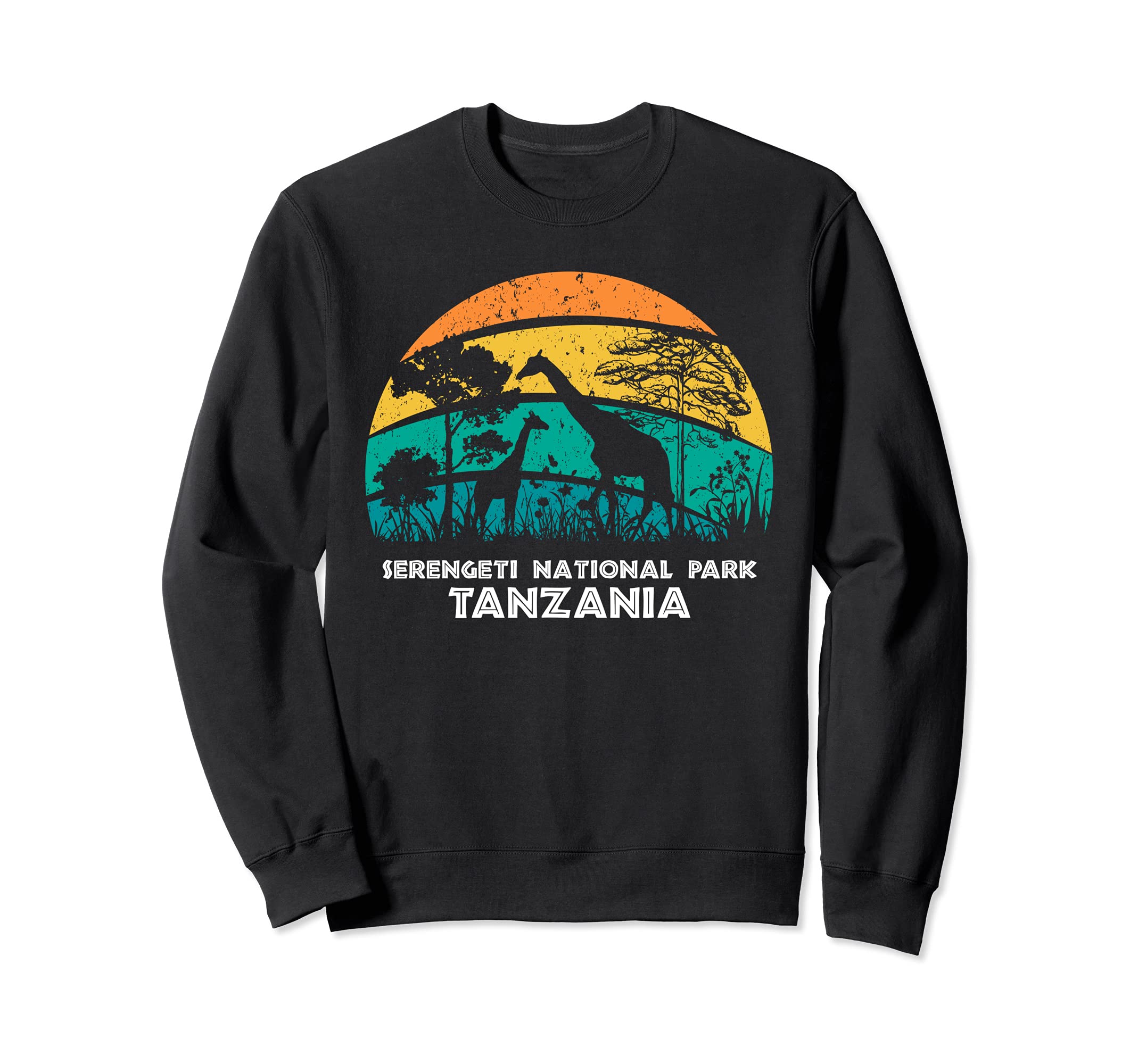 Serengeti National Park Tanzania Sweatshirt - Minimalist Print for Adults - T-Shirt, Sweatshirt, Hoodie