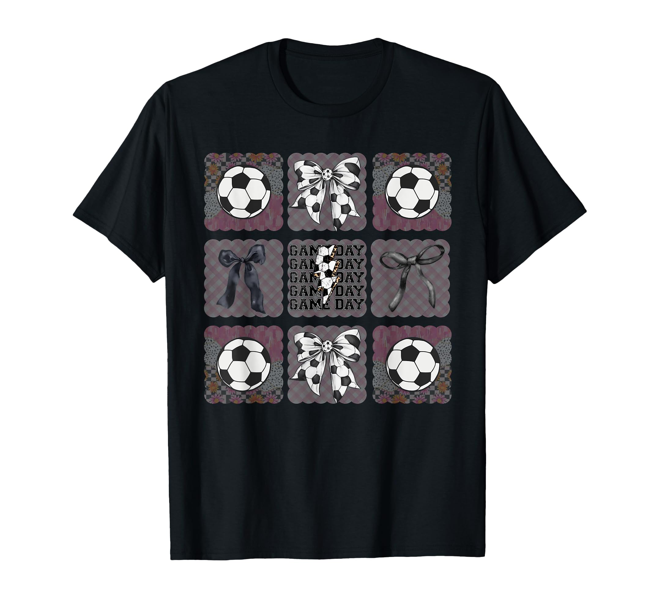 Coquette Bow Preppy Soccer Mom T-Shirt - Trendy Graphic for Adults - T-Shirt, Sweatshirt, Hoodie