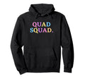Quad Squad Roller Skating Crew Hoodie - Minimalist Print Men Women - T-Shirt, Sweatshirt, Hoodie