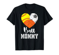 Ball Mommy Heart Softball Soccer T-Shirt - Unique Graphic for Adults - T-Shirt, Sweatshirt, Hoodie