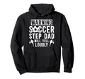 Funny Soccer Step Dad Soccer Player Step Hoodie - Aesthetic Graphic Unisex - T-Shirt, Sweatshirt, Hoodie