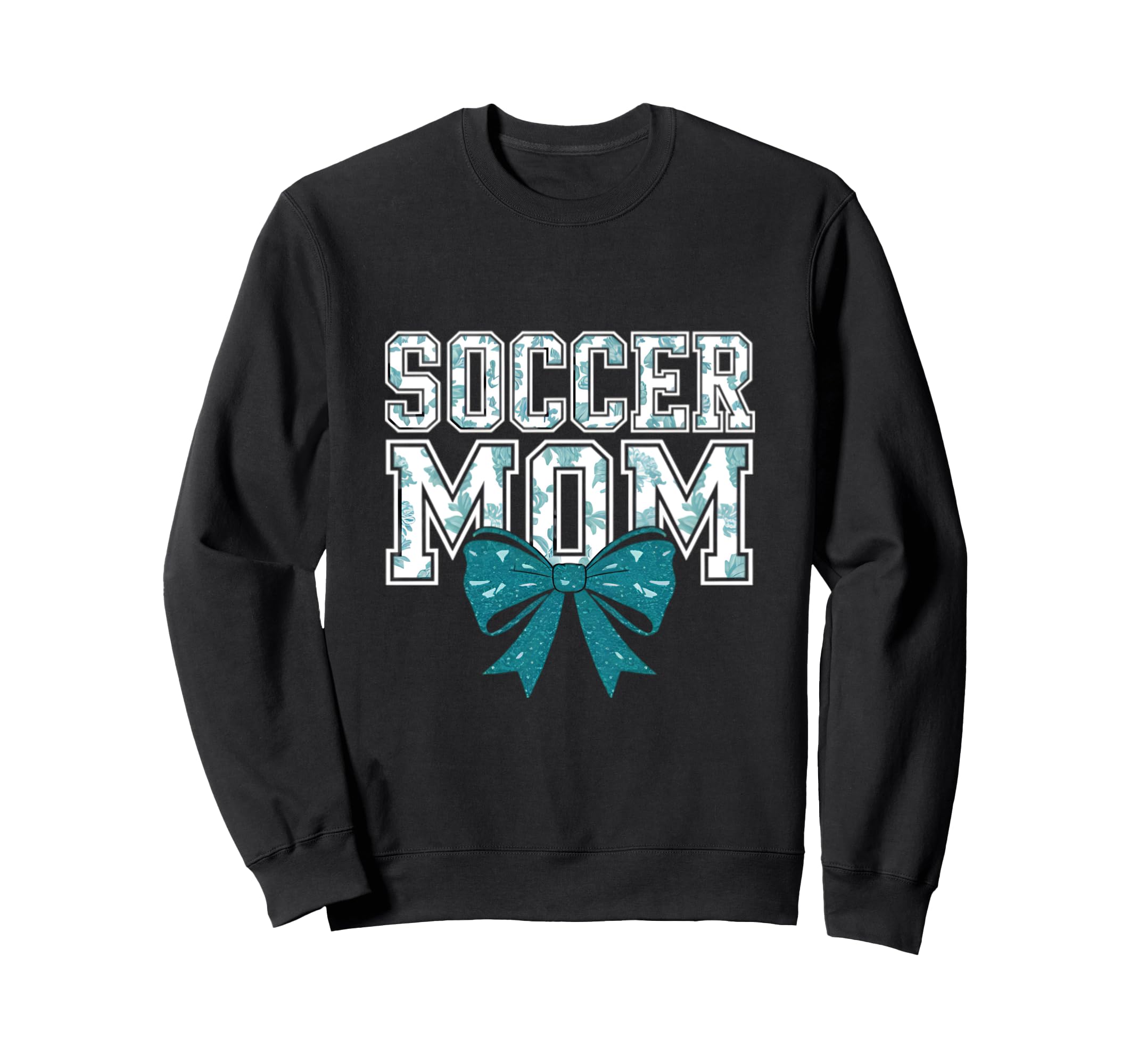 Soccer Mom Coquette Bow Mothers Day Sweatshirt - Graphic Print for Adults - T-Shirt, Sweatshirt, Hoodie