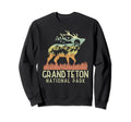 Grand Teton National Park Mountain Elk Sweatshirt - Graphic Print Unisex - T-Shirt, Sweatshirt, Hoodie