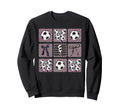 Coquette Bow Preppy Soccer Sweatshirt - Custom Art Print for Adults - T-Shirt, Sweatshirt, Hoodie
