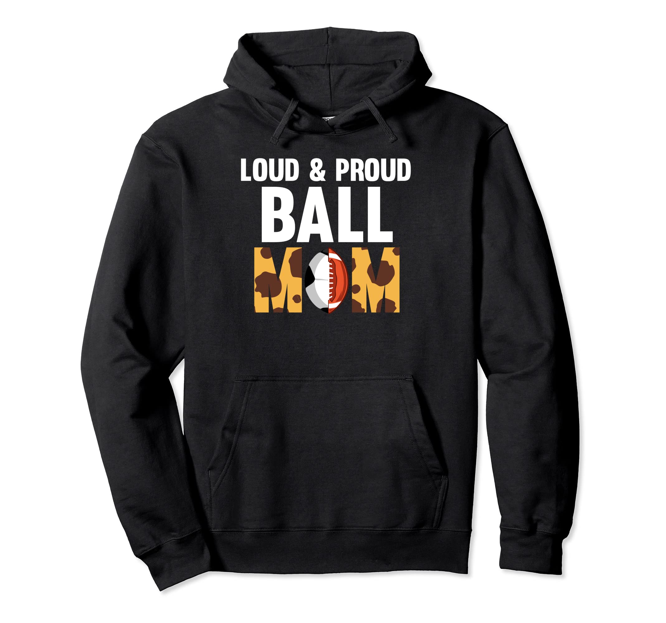 Loud Proud Ball Mom Ball Mom Hoodie - Minimalist Print Unisex - T-Shirt, Sweatshirt, Hoodie