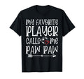 My Favorite Player Calls Me Paw Paw T-Shirt - Custom Art Print Unisex - T-Shirt, Sweatshirt, Hoodie