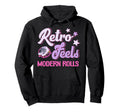 Roller Skates Party Feels Modern Rolls Hoodie - Graphic Print for Adults - T-Shirt, Sweatshirt, Hoodie
