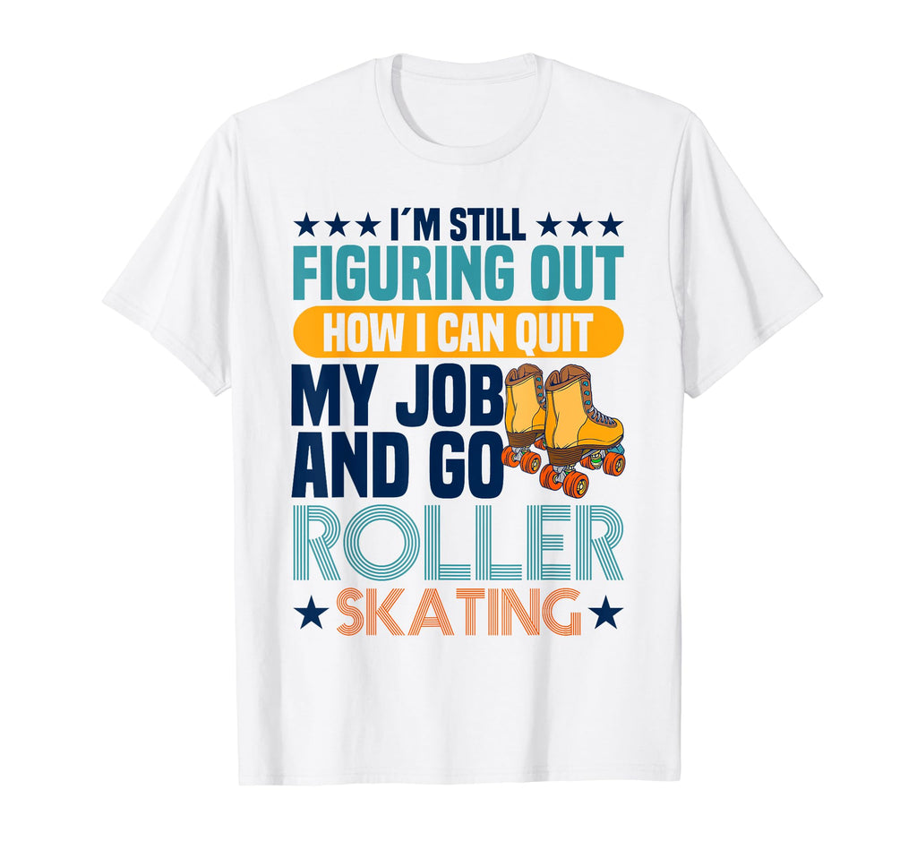 Roller Skating 80S Party Disco T-Shirt - Minimalist Print Men Women - T-Shirt, Sweatshirt, Hoodie