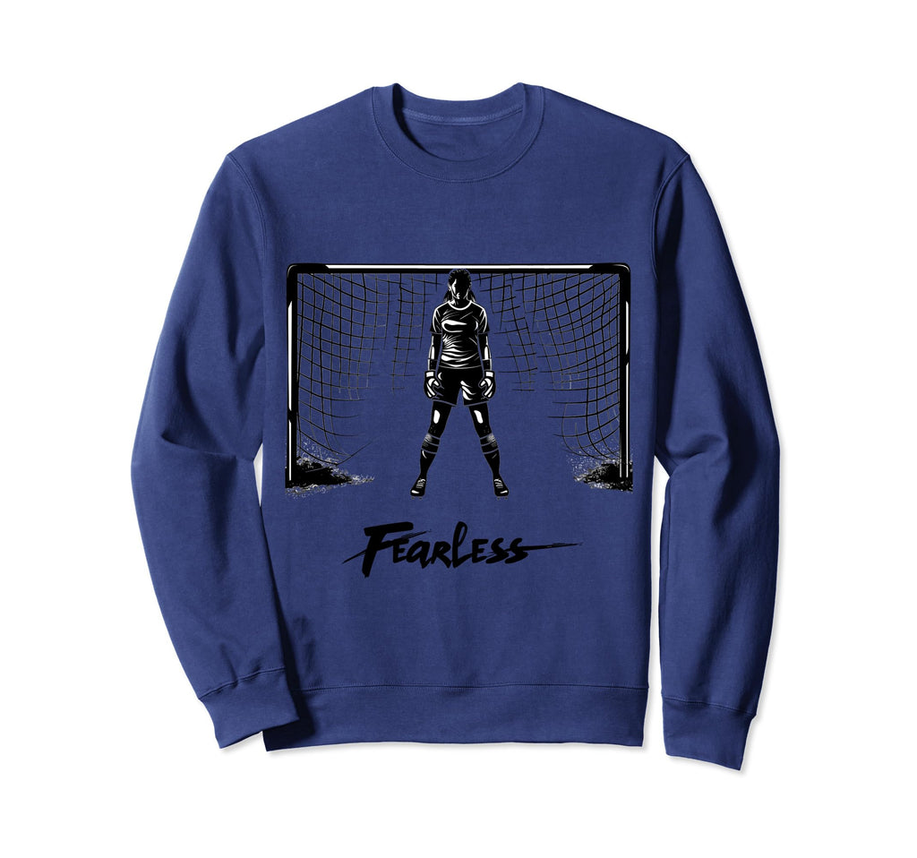 Fearless Goalkeeper Fear Keeper Sweatshirt - Minimalist Print for Adults - T-Shirt, Sweatshirt, Hoodie