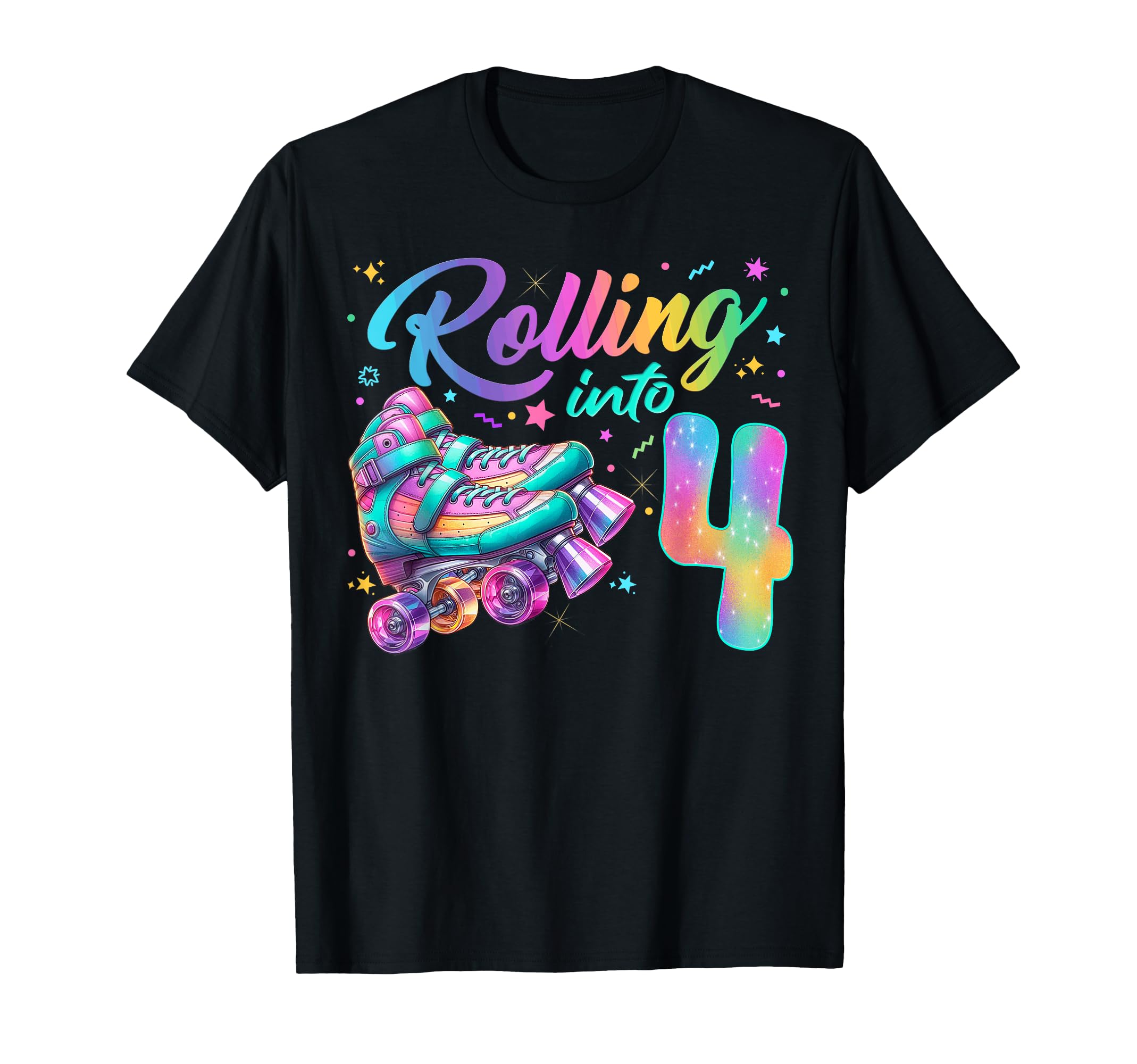 Roller Skates Birthday Skating Party T-Shirt - Streetwear Style Men Women - T-Shirt, Sweatshirt, Hoodie