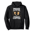 Soccer Dad Fueled Coffee Hoodie - Graphic Print Men Women - T-Shirt, Sweatshirt, Hoodie