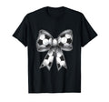 Soccer Ball Coquette Bow Soccer T-Shirt - Minimalist Print Men Women - T-Shirt, Sweatshirt, Hoodie
