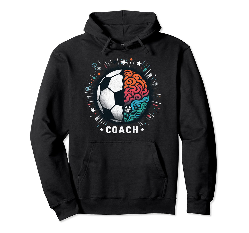 Soccer Coach Training Coaching Football Hoodie - Custom Art Print Unisex - T-Shirt, Sweatshirt, Hoodie