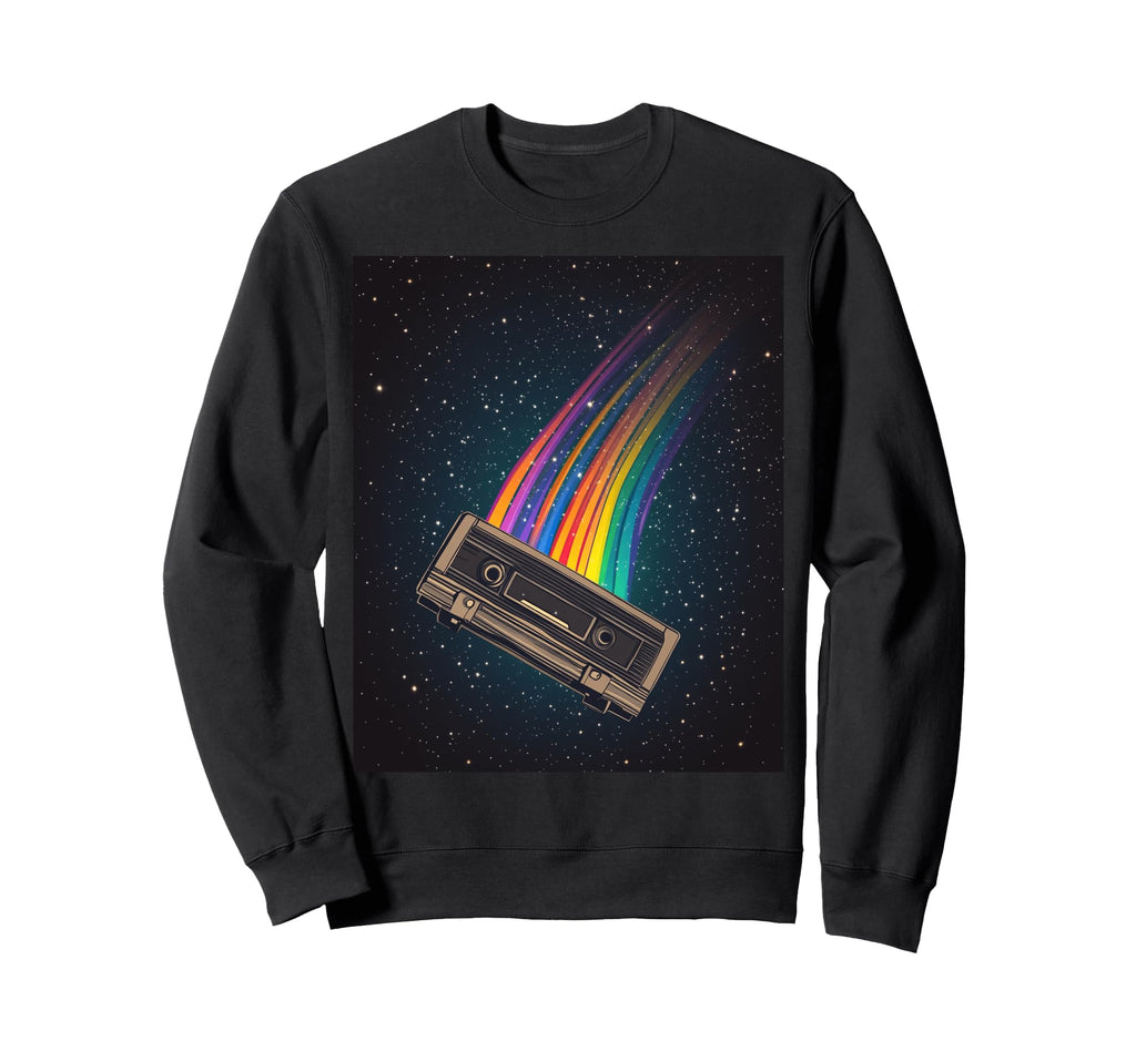 Cassette Tape Rainbow Streams Sweatshirt - Streetwear Style Men Women - T-Shirt, Sweatshirt, Hoodie
