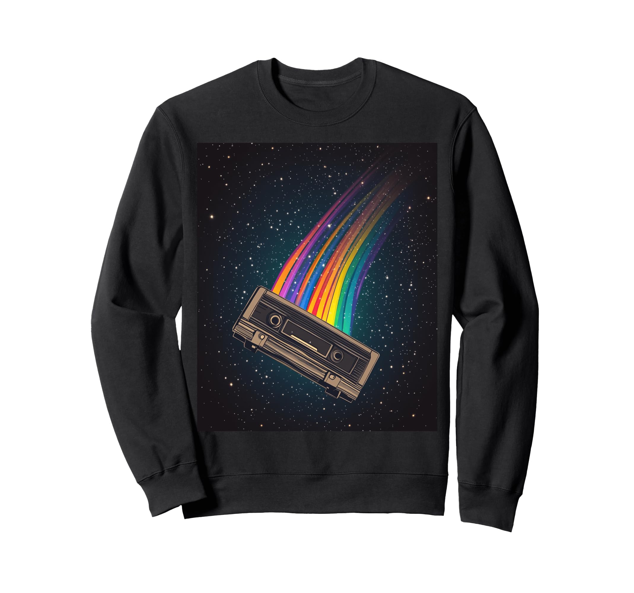 Cassette Tape Rainbow Streams Sweatshirt - Streetwear Style Men Women - T-Shirt, Sweatshirt, Hoodie