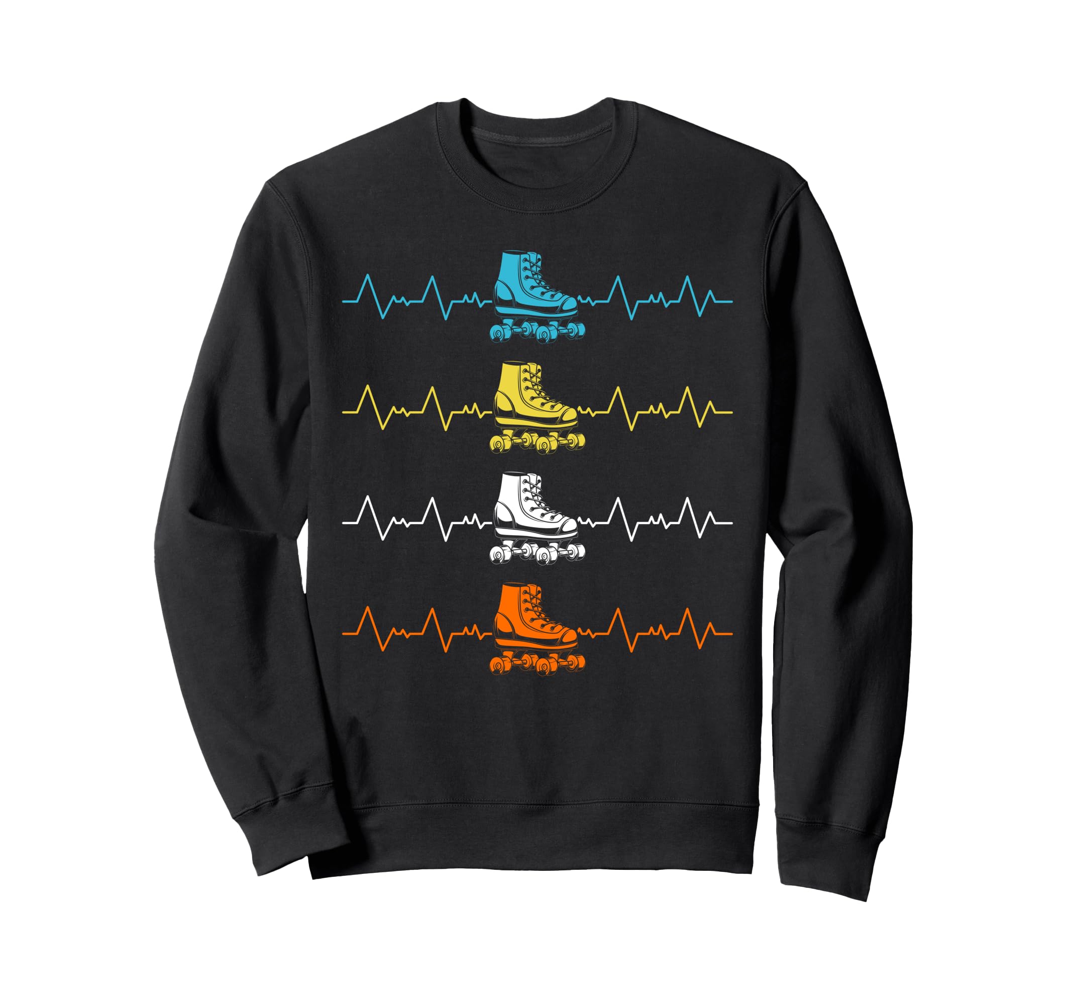 Roller Skate Skating Sport Sweatshirt - Graphic Print Men Women - T-Shirt, Sweatshirt, Hoodie