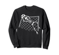 Skeleton Goalkeeper Soccer Goalie Sweatshirt - Custom Art Print Men Women - T-Shirt, Sweatshirt, Hoodie