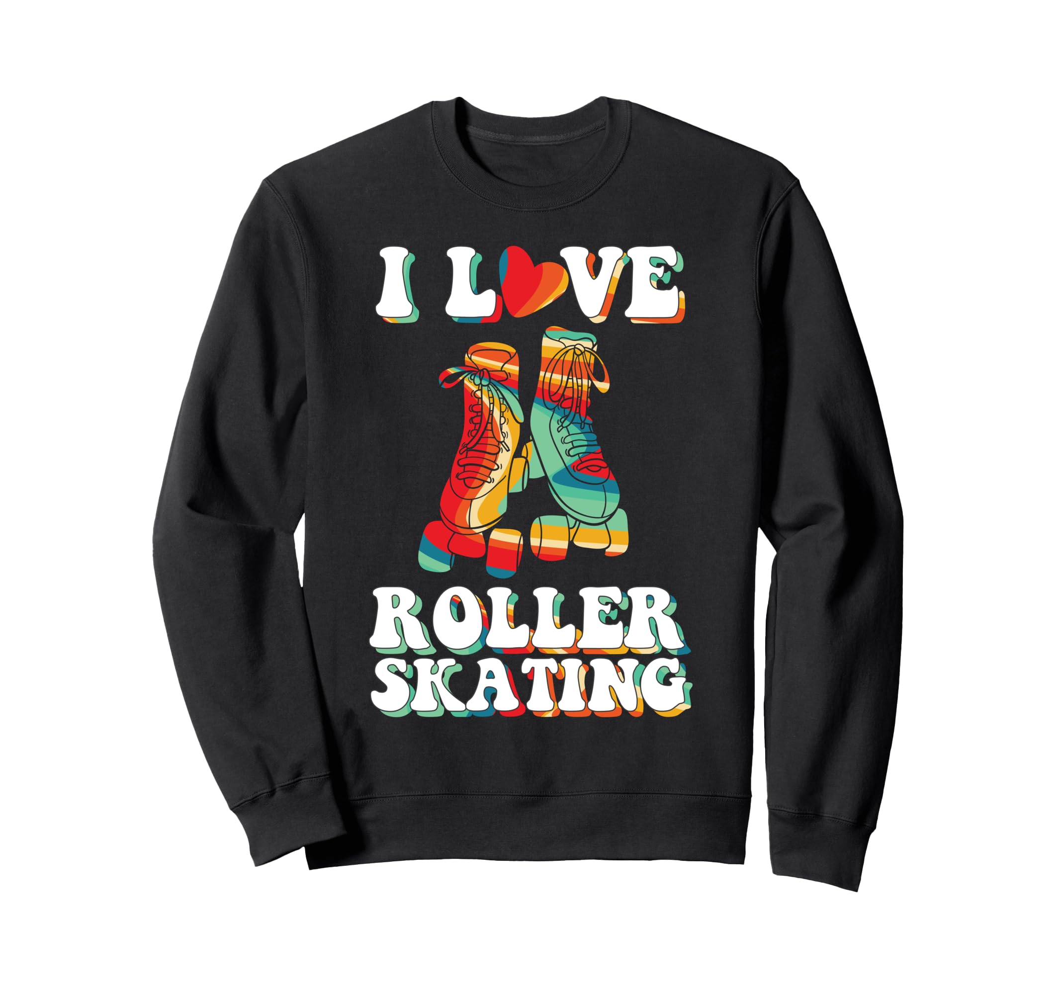 Roller Skating Skate 1970S Sweatshirt - Custom Art Print Men Women - T-Shirt, Sweatshirt, Hoodie