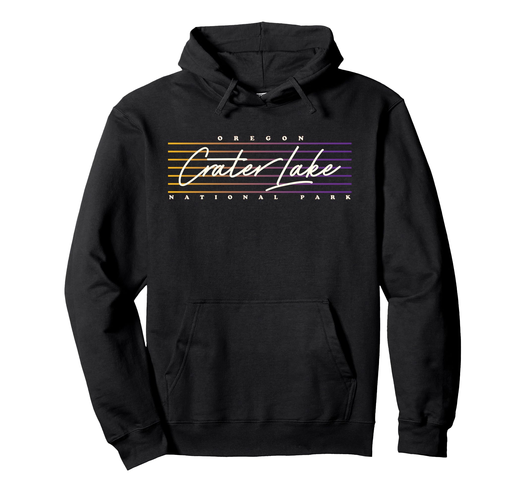 Crater Lake Lake National Park Hoodie - Minimalist Print for Adults - T-Shirt, Sweatshirt, Hoodie