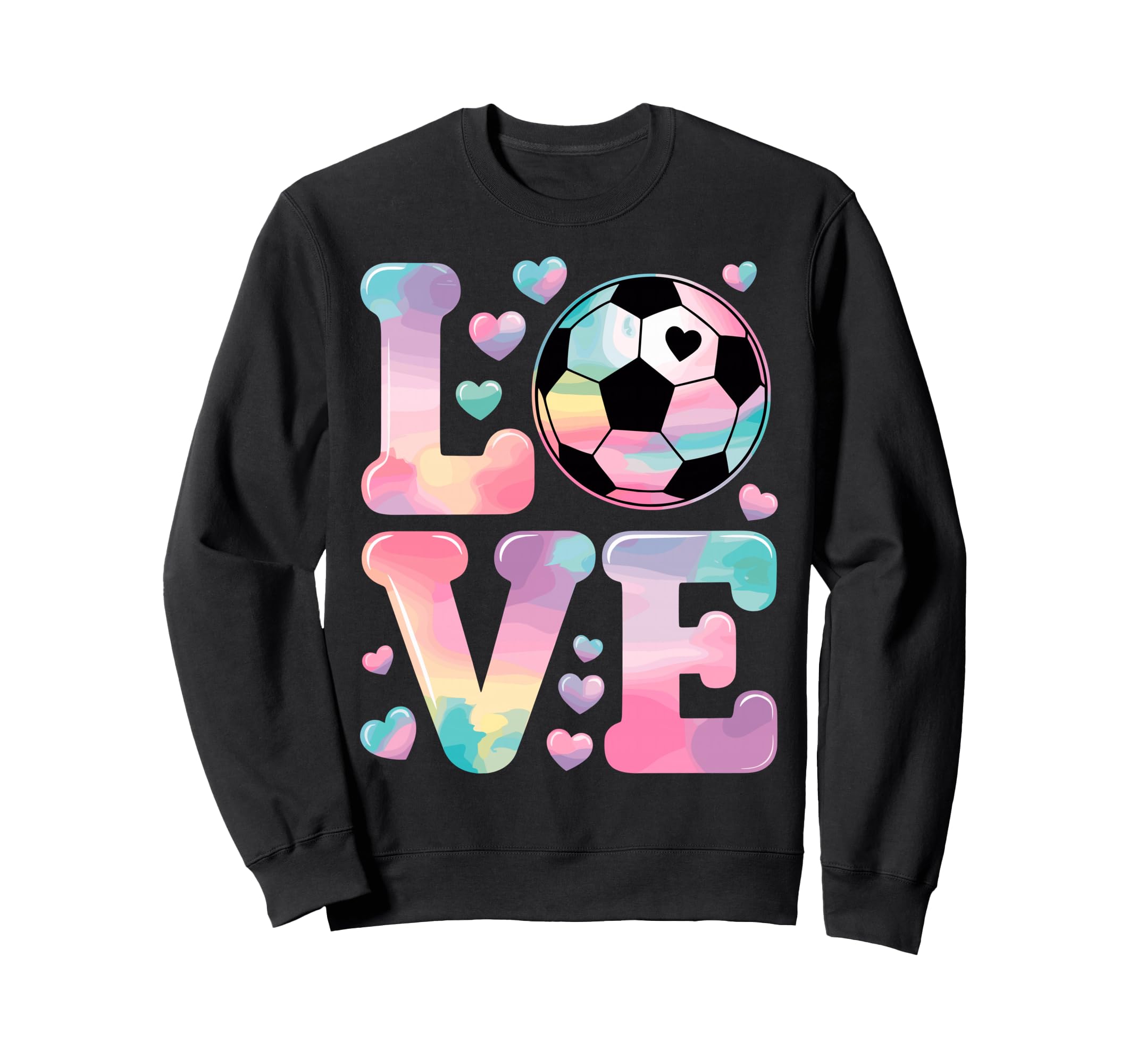I Love Soccer Goalie Player Fan Game Day Sweatshirt - Graphic Print Unisex - T-Shirt, Sweatshirt, Hoodie