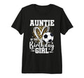 Auntie Birthday Soccer Ball Auntie T-Shirt - Custom Art Print Men Women - T-Shirt, Sweatshirt, Hoodie