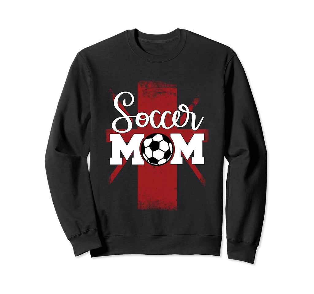 British Soccer Mom England Uk Flag Sweatshirt - Streetwear Style Unisex - T-Shirt, Sweatshirt, Hoodie